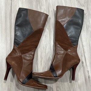 Also leather suede boots